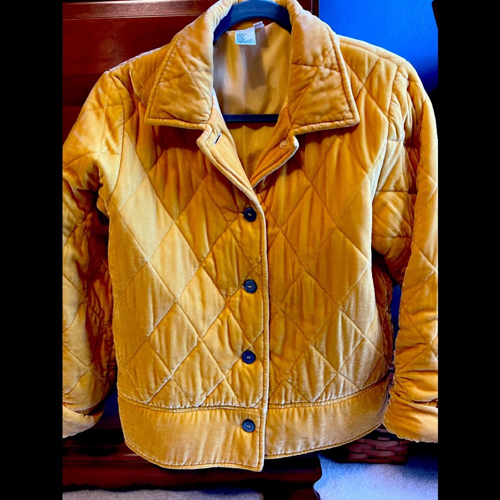 Kiki jacket, small, bright yellow, very soft
